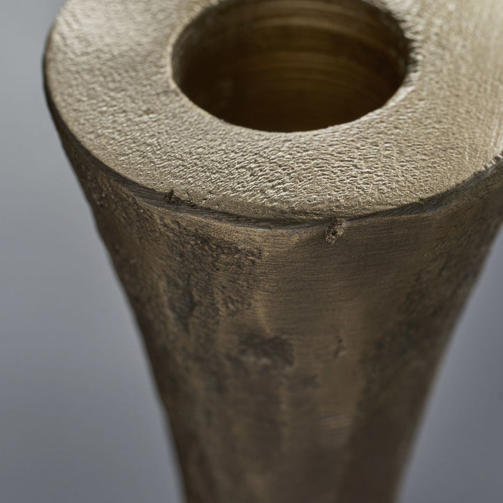 Candlestick Holder | Hammered Brass