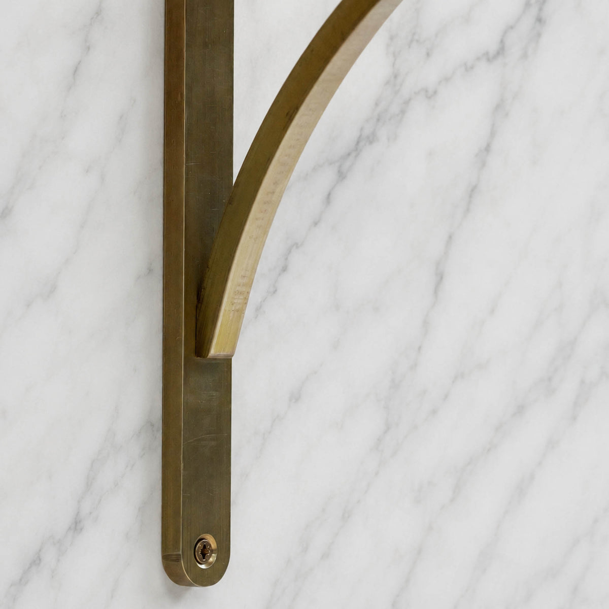 Handmade Brass Bracket Shelf
