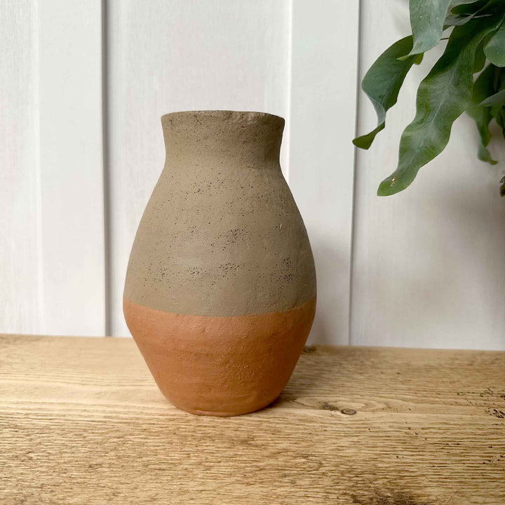 Terracotta Vase | Two Tone