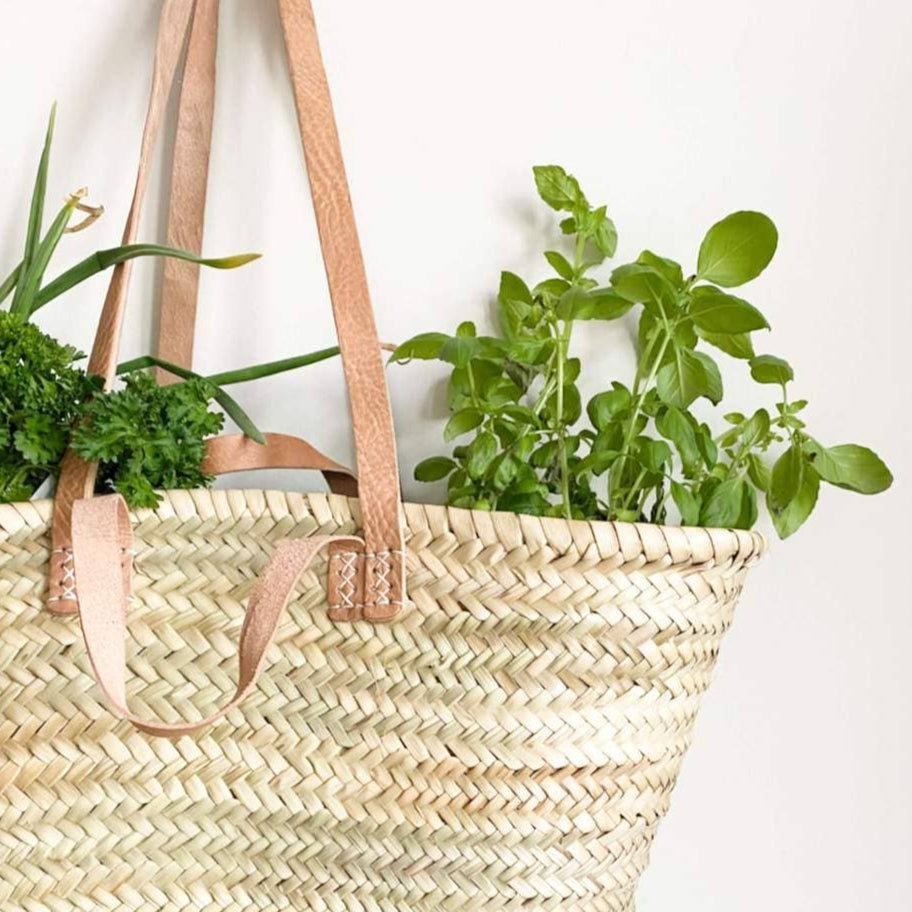 Woven Storage Market Bag | Handwoven