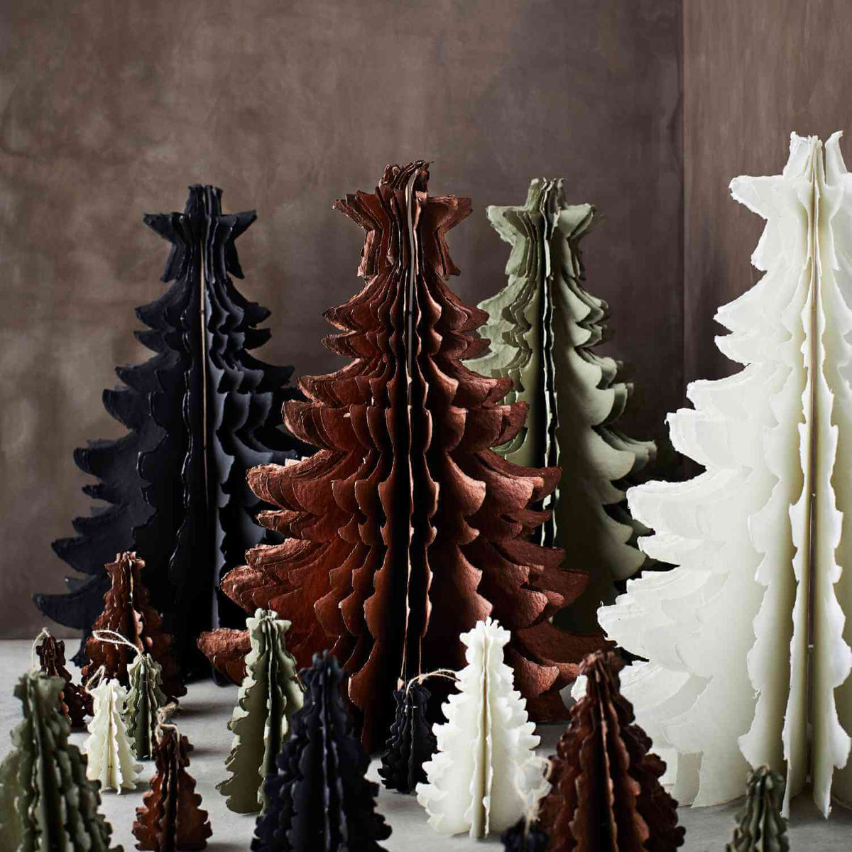 Mini Paper Trees | Set of 3