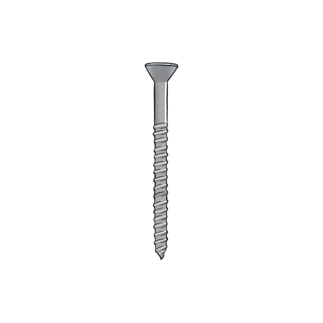 Rustic Mantel screws