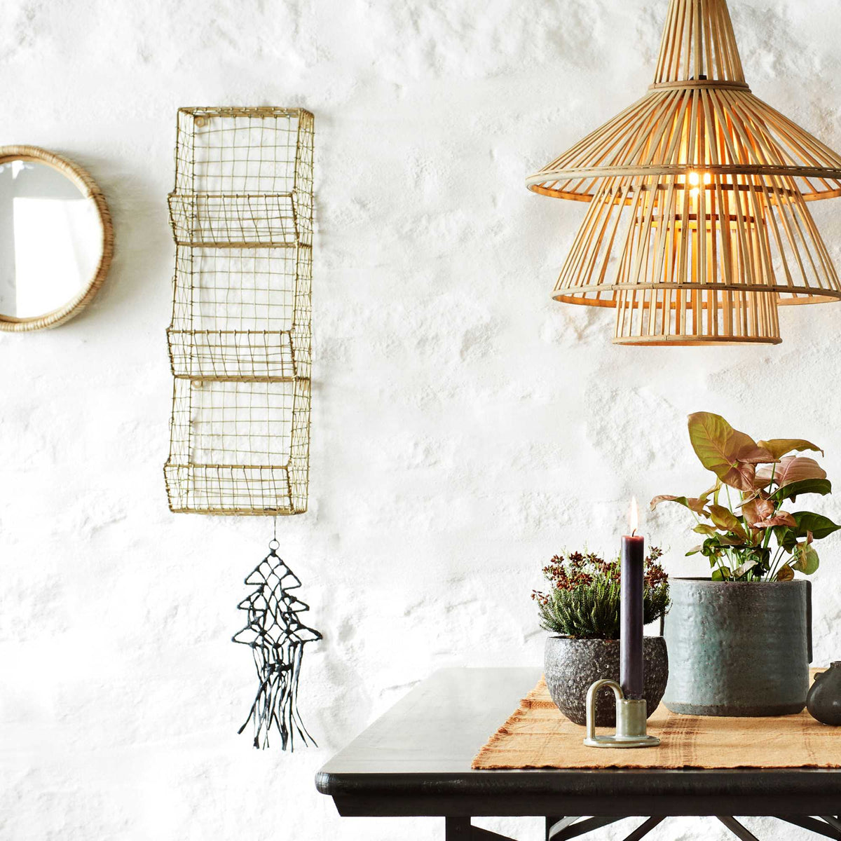 Brass Wire Storage Rack
