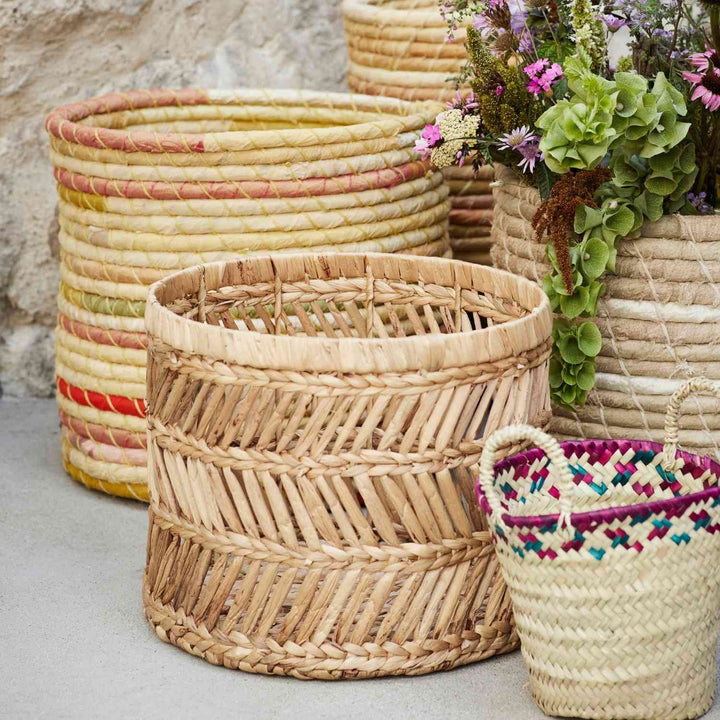 Water Hyacinth Baskets | Set of 3