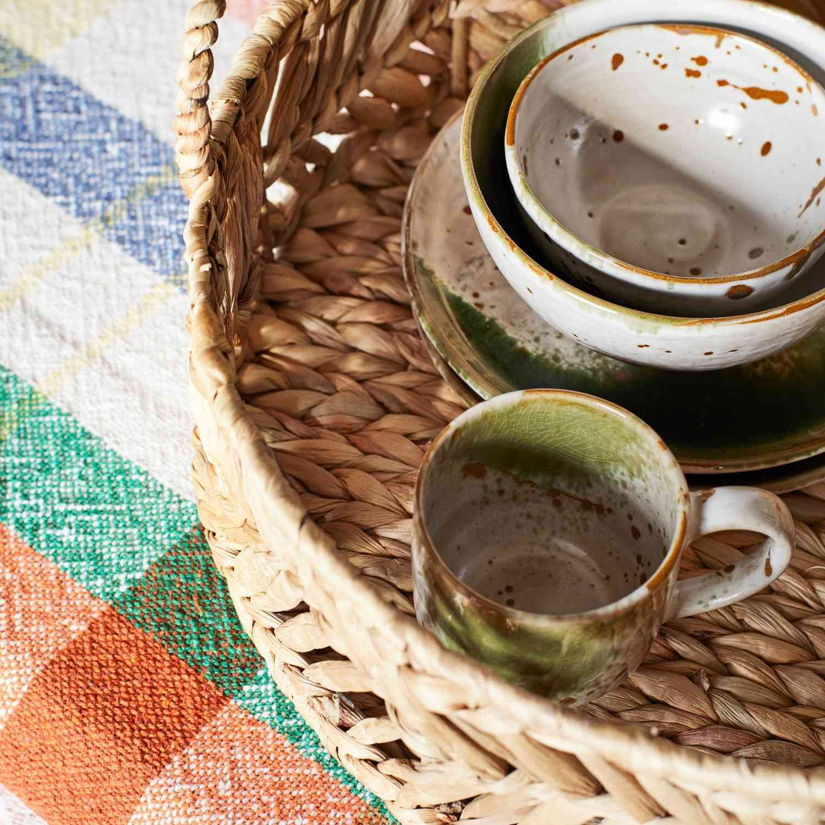 Basket Serving Trays | Natural Water Hyacinth