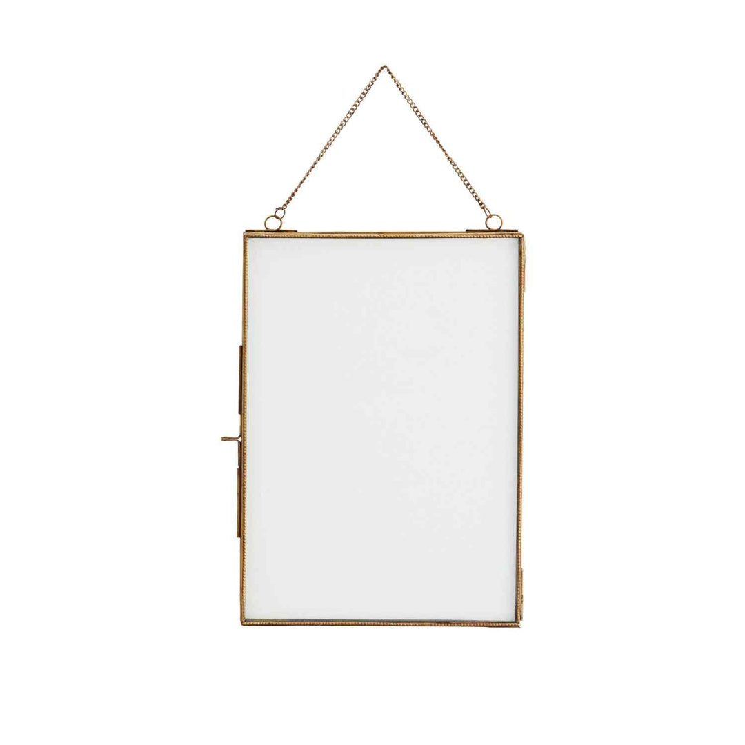 Hanging Brass Picture Frame