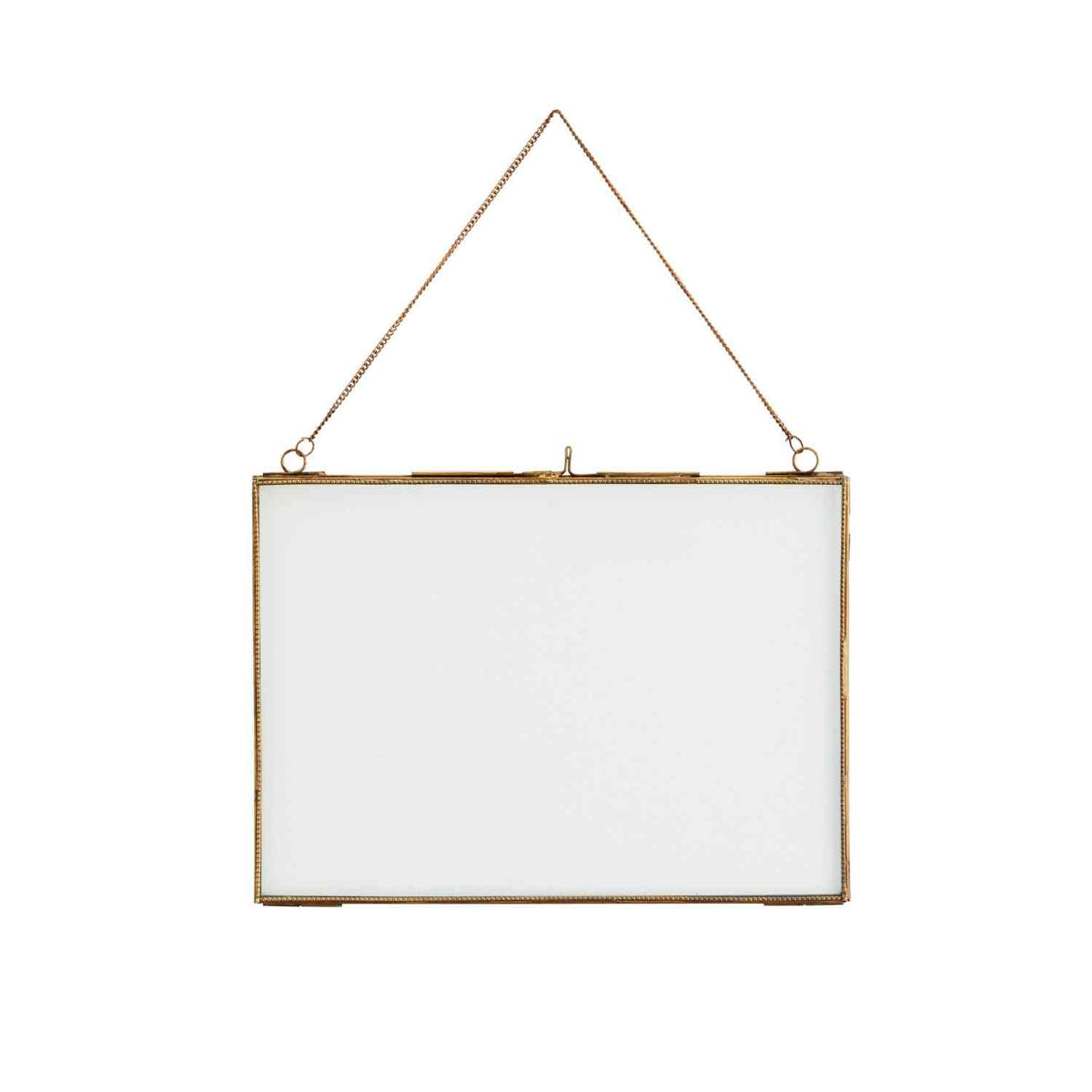 Hanging Brass Picture Frame