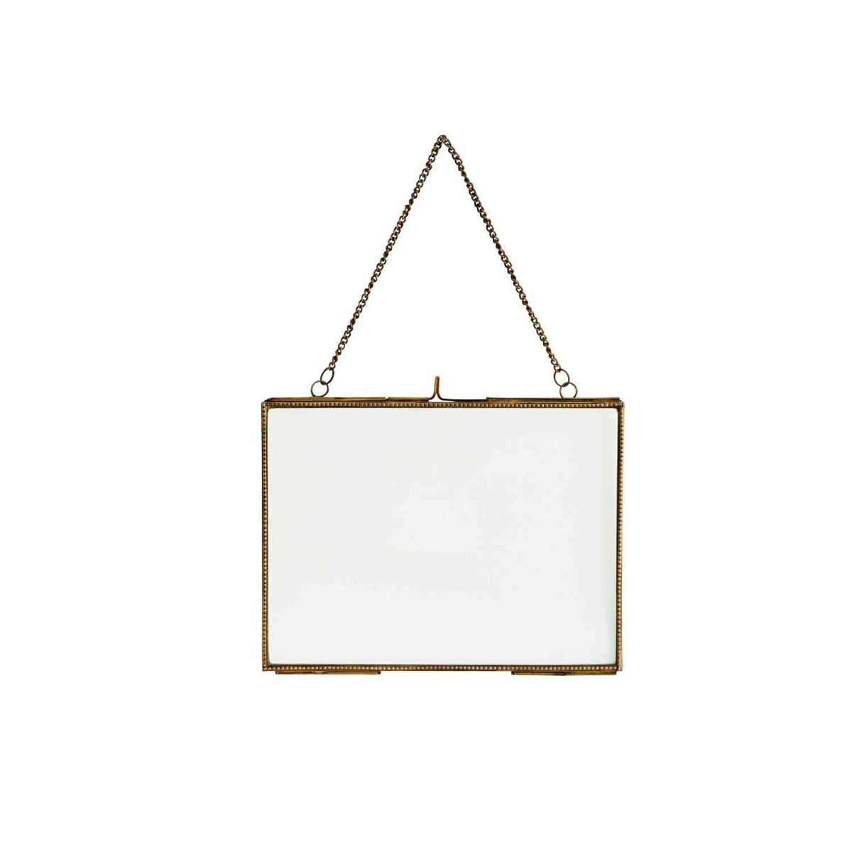 Hanging Brass Picture Frame