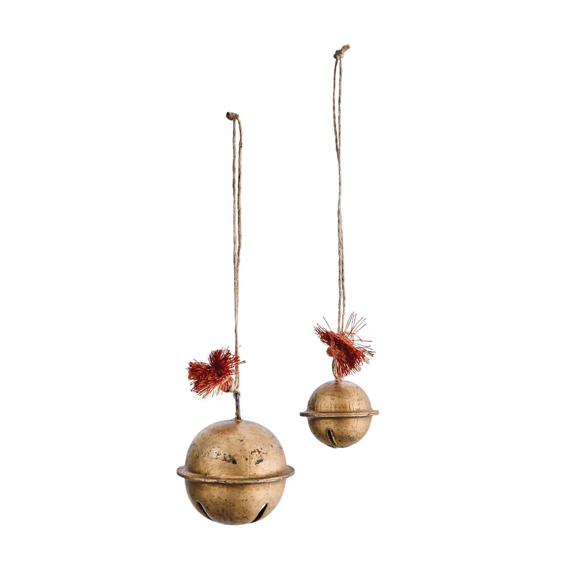 Hanging Gold Bells - Set of 2