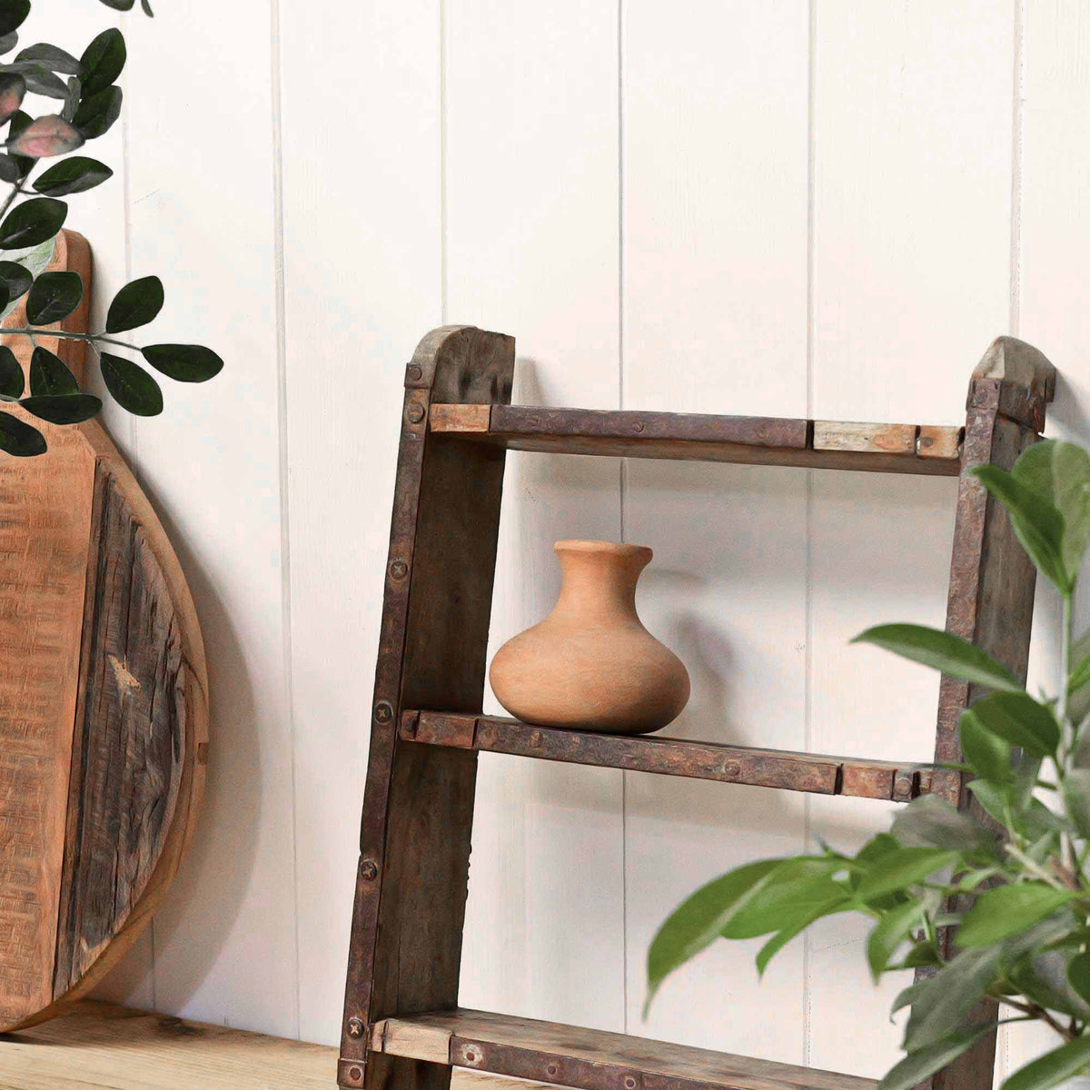 Recycled Brick Mould Shelving Unit