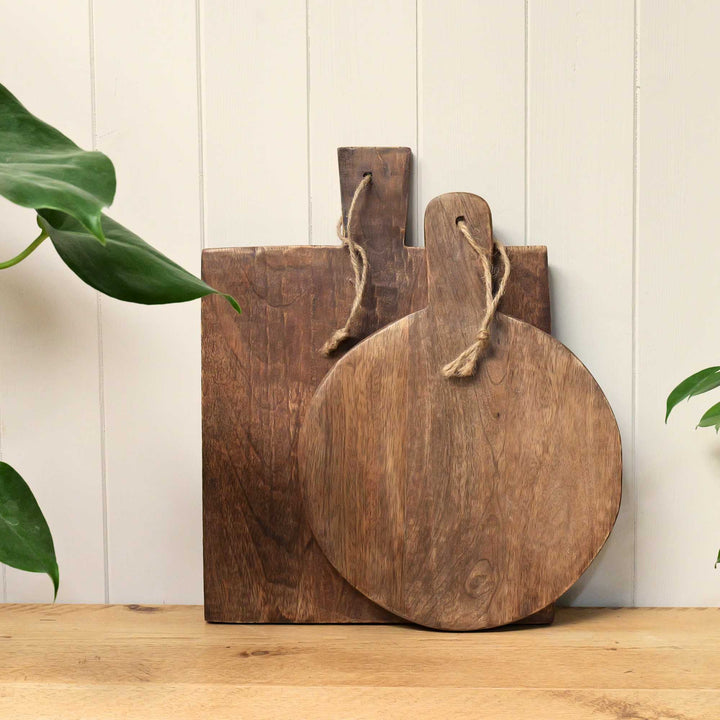 Natural Chopping Board | Round