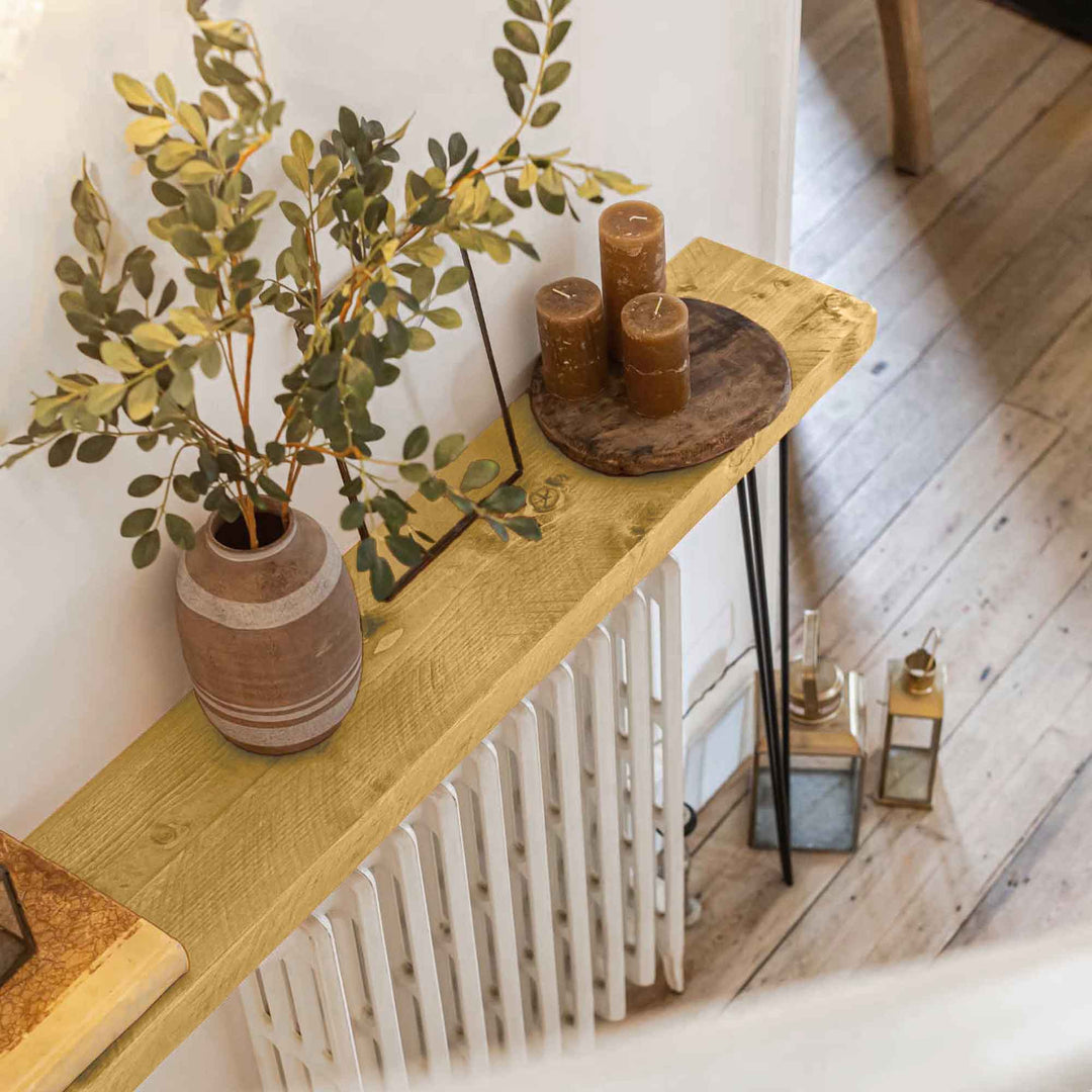 Rustic Console Table | Hairpin Legs