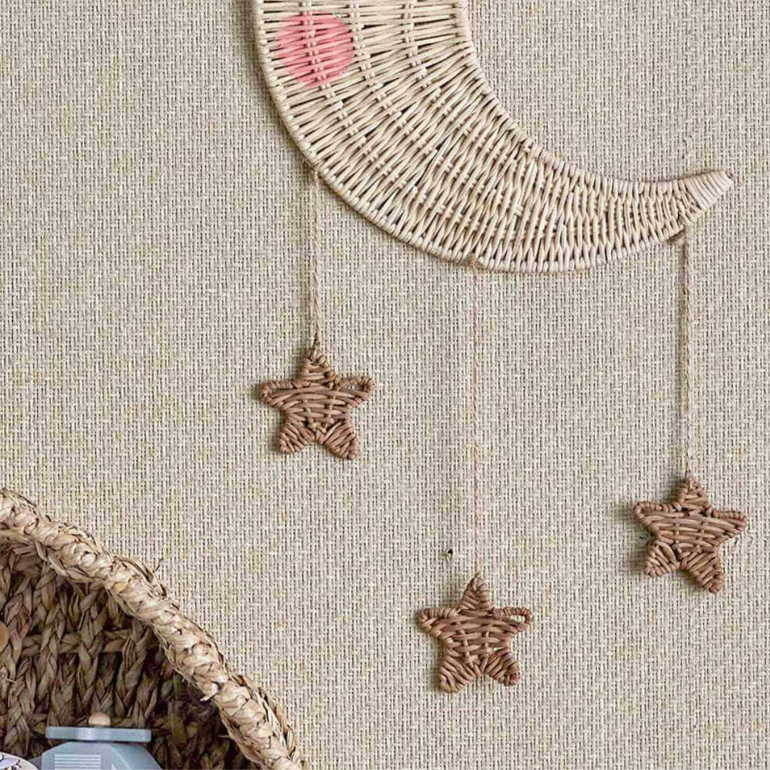 Nursery Moon & Stars Mobile | Rattan