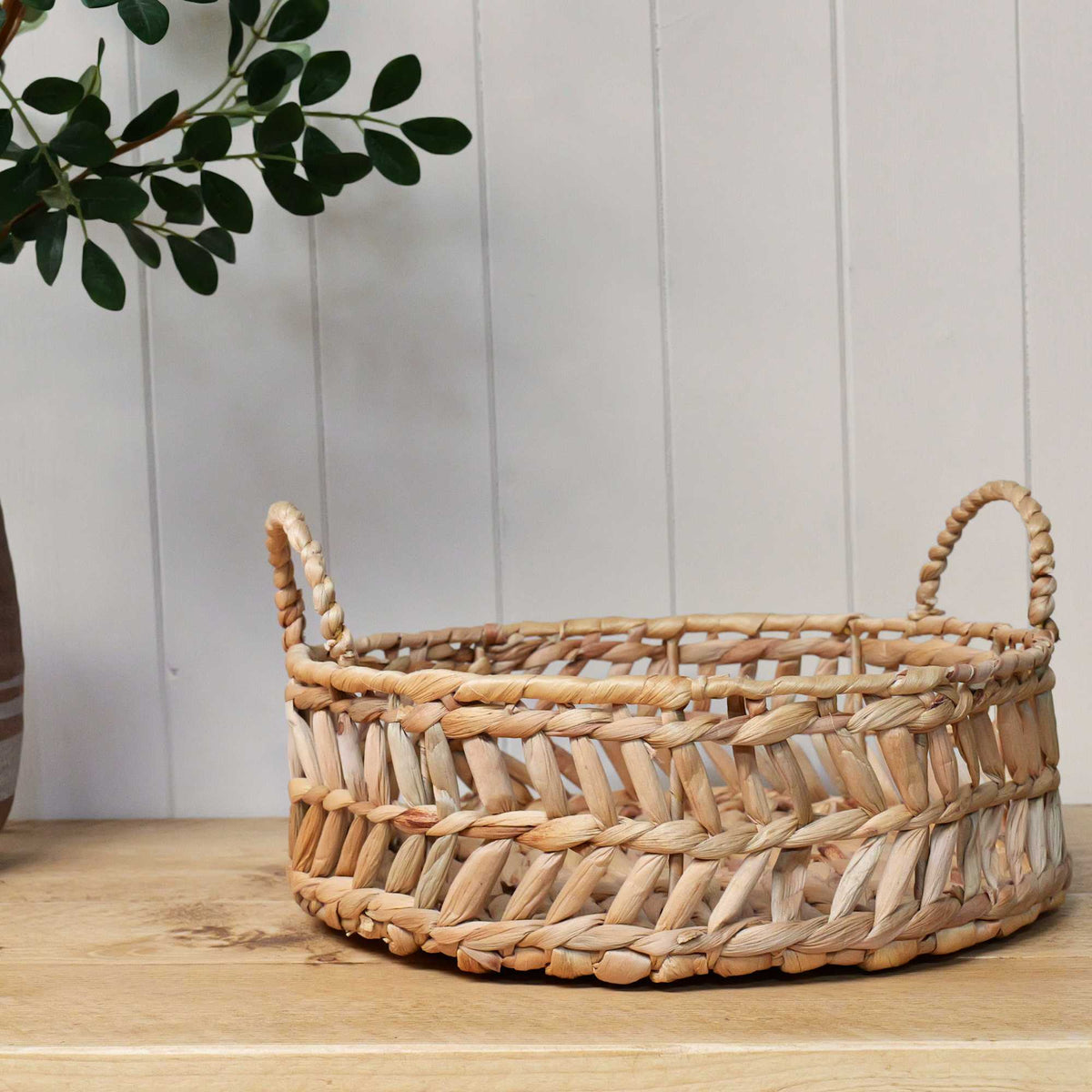Basket Serving Trays | Natural Water Hyacinth
