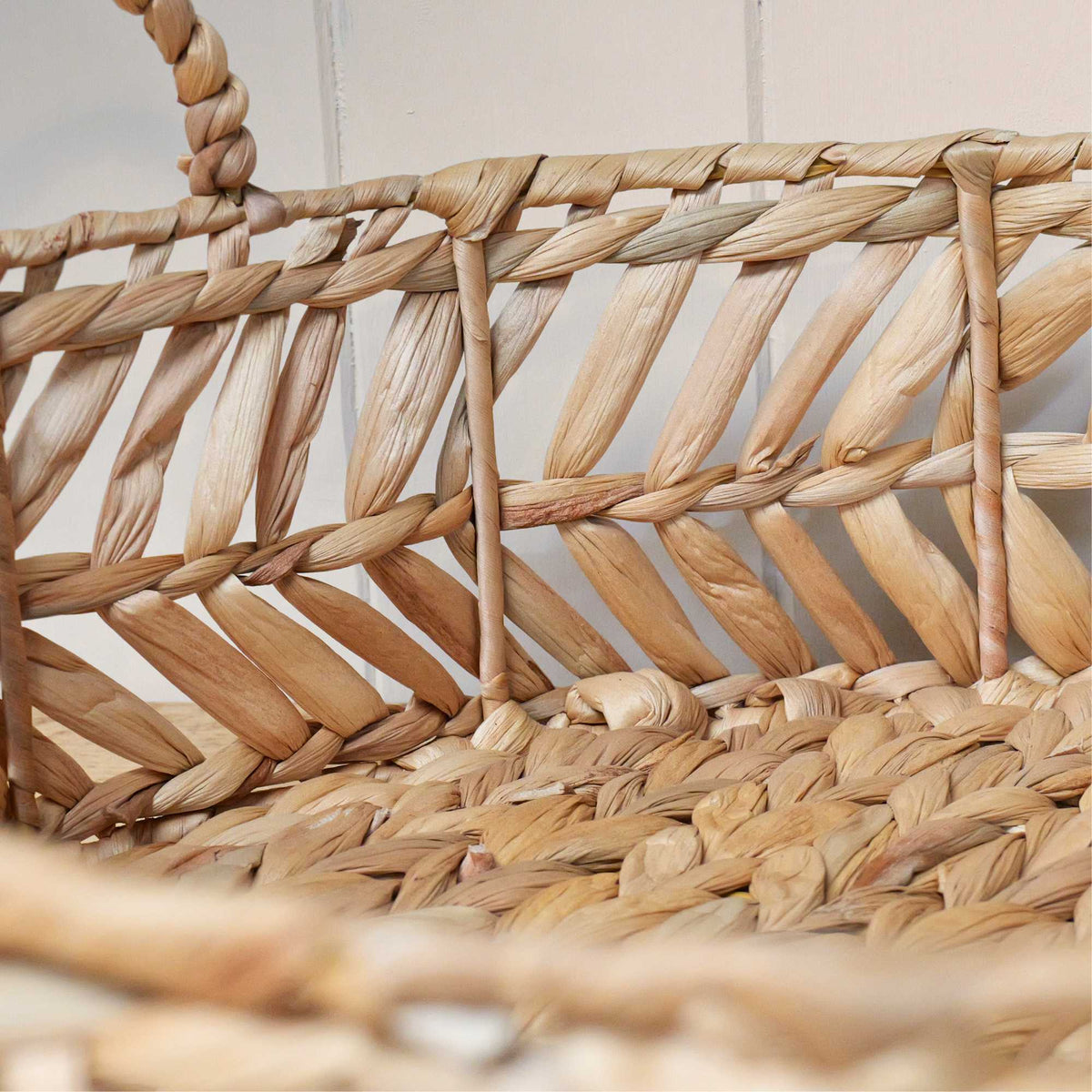 Basket Serving Trays | Natural Water Hyacinth