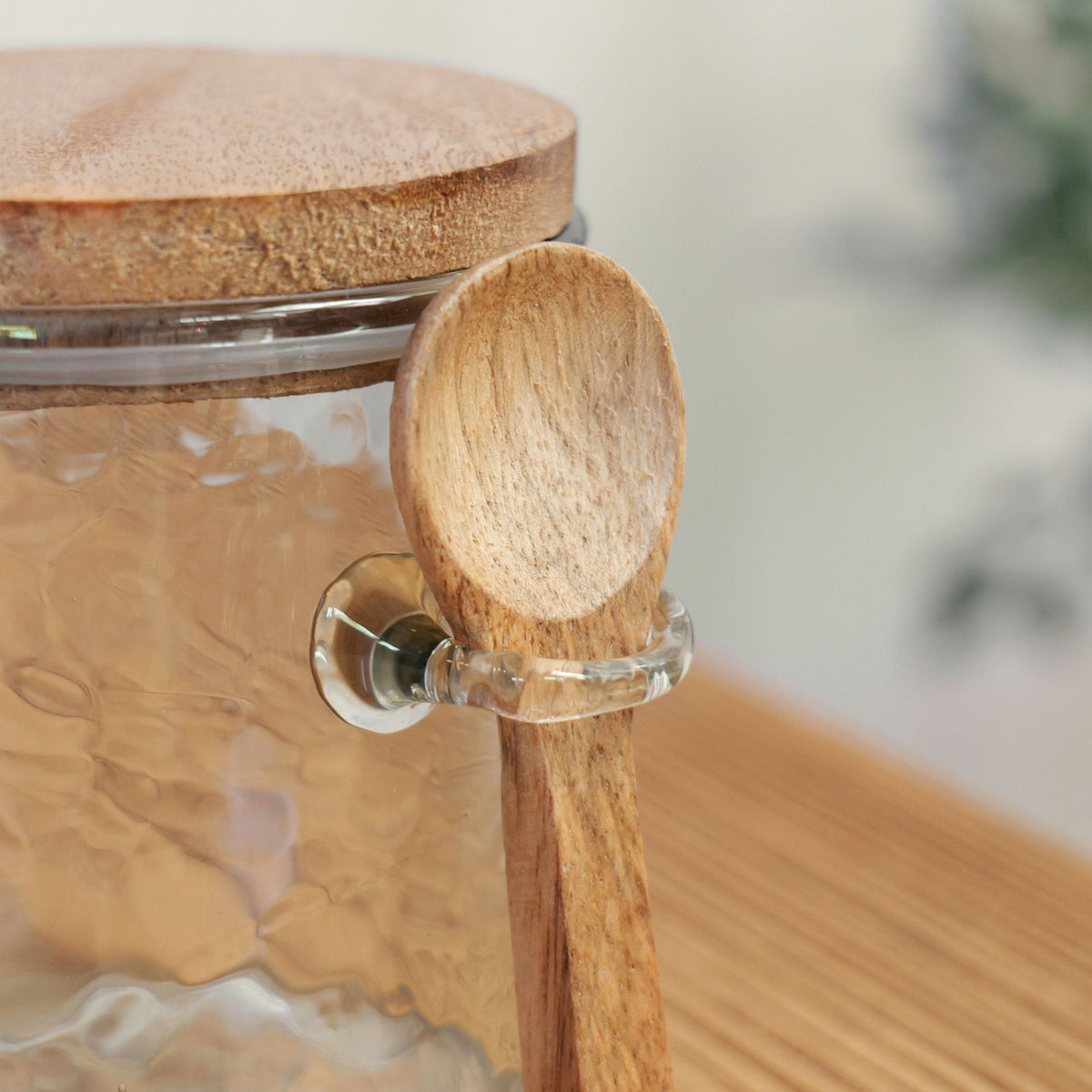 Recycled Storage Jar | Mango Wood