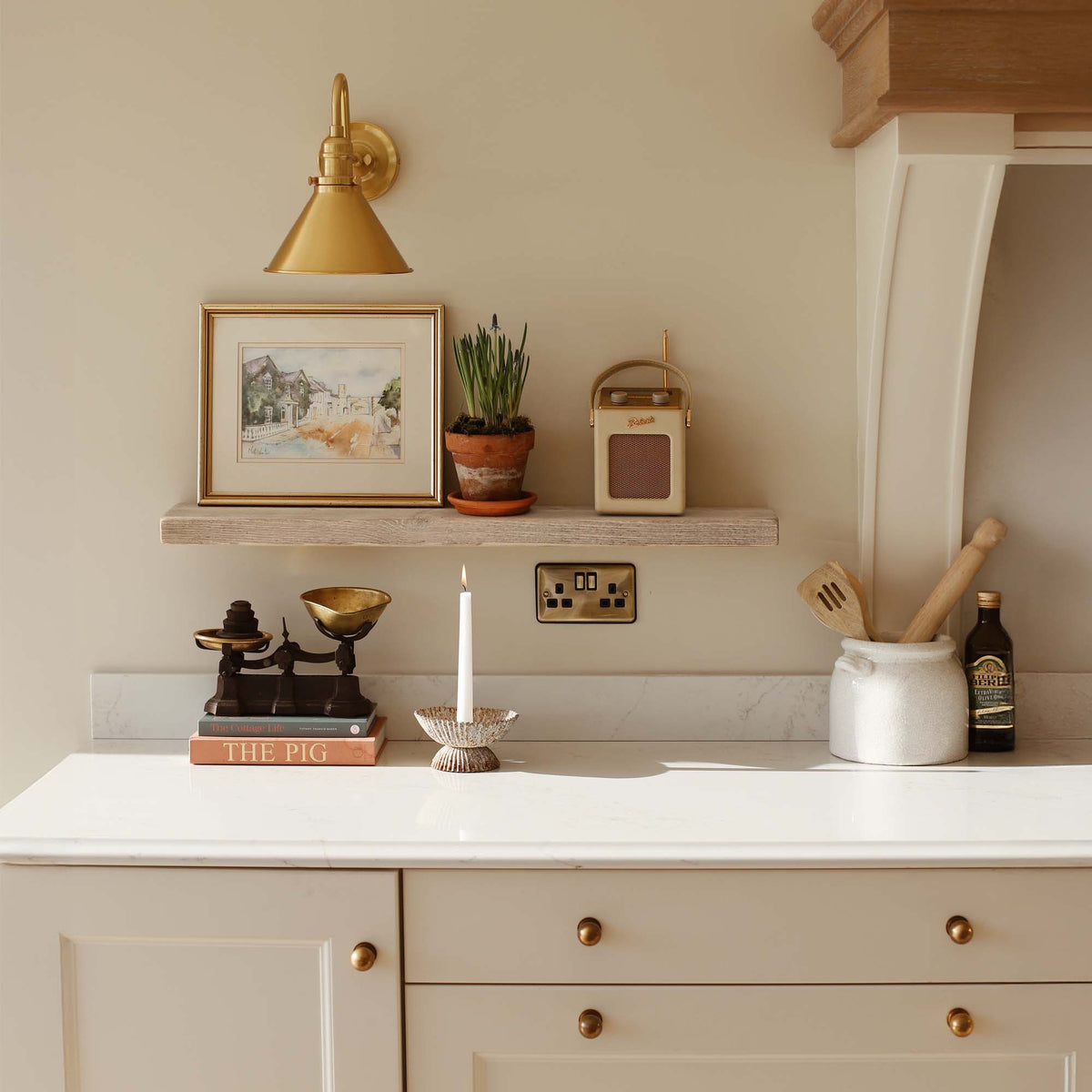 Shabby Chic Floating Shelf