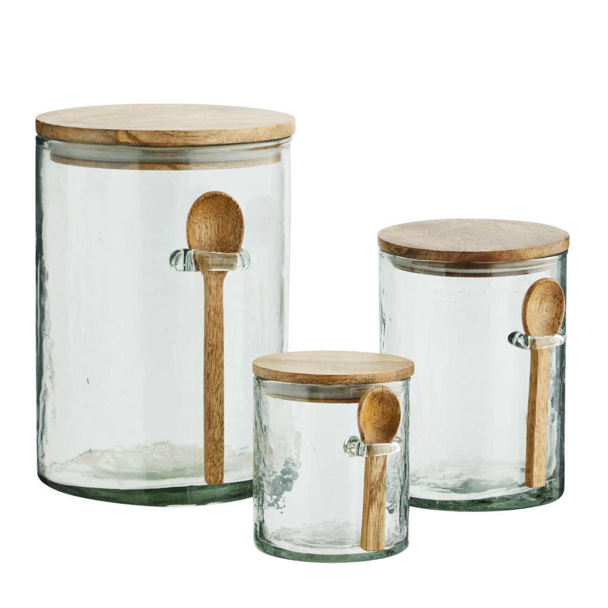 Recycled Storage Jar | Mango Wood