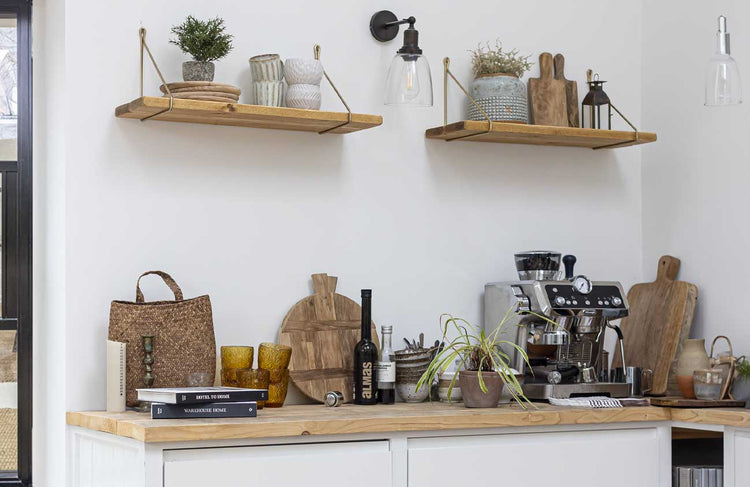 Rustic Wooden Kitchen Shelving - Ben Simpson Furniture