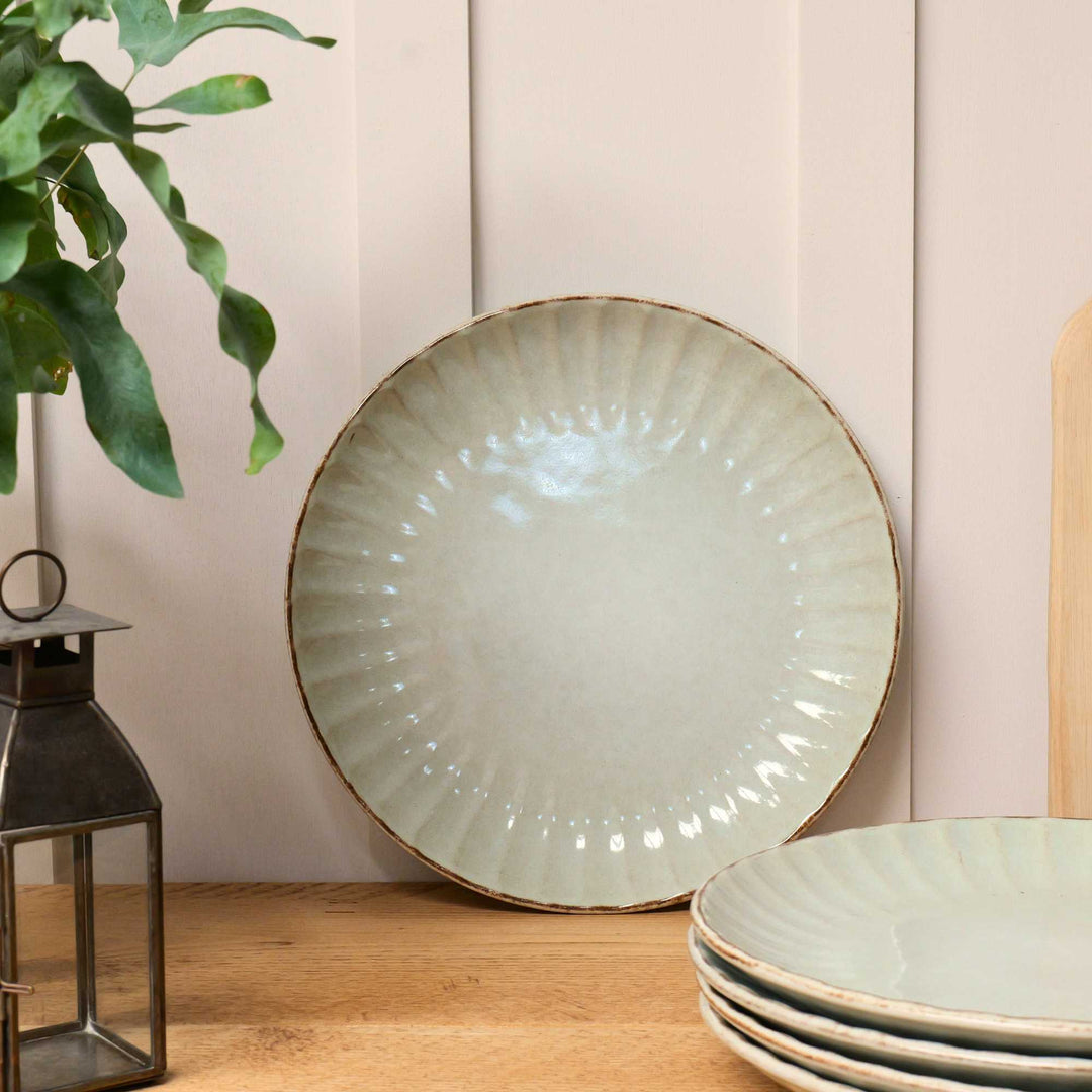 Stoneware Large Plate | Fleur Collection