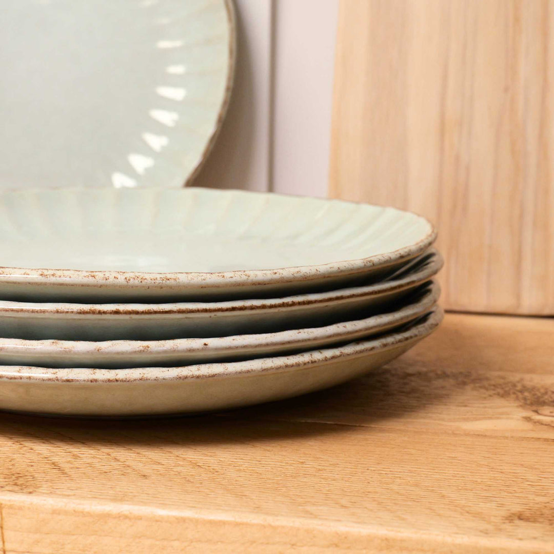 Stoneware Large Plate | Fleur Collection