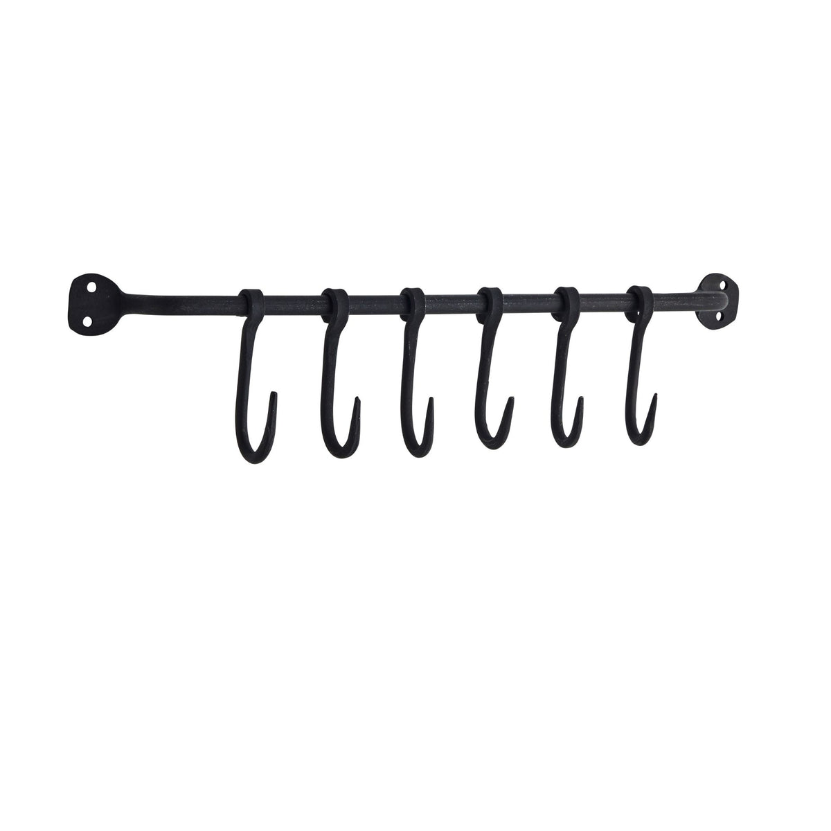 Metal Shelf Rail | Antique Black
