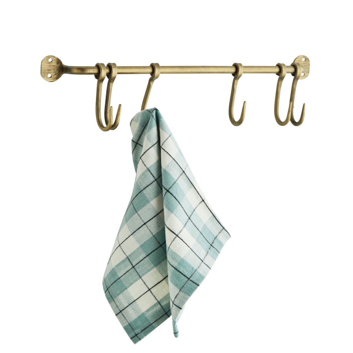 Metal Shelf Rail | Brass