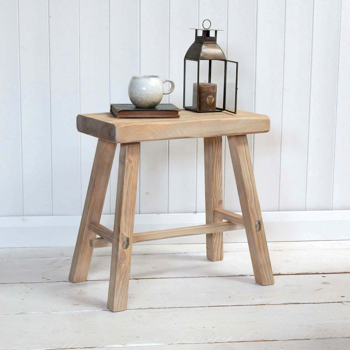 Reclaimed Wooden Stool