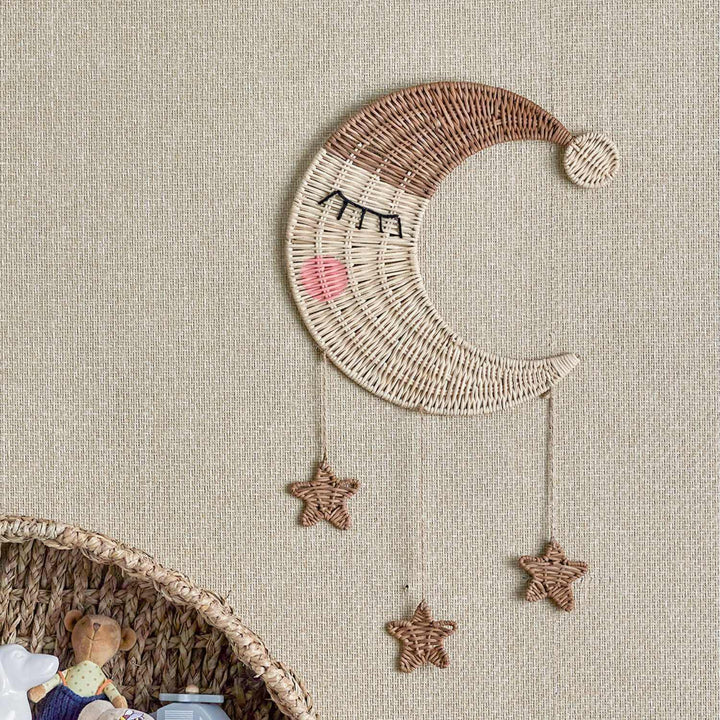 Nursery Moon & Stars Mobile | Rattan