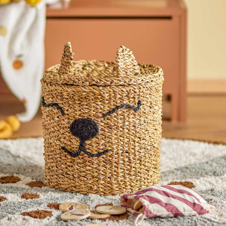 Children's Teddy Bear Basket | Nursery Storage