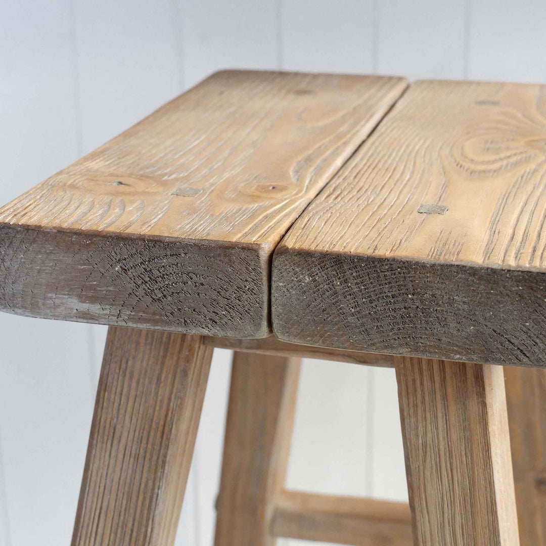 Reclaimed Wooden Bar Stool