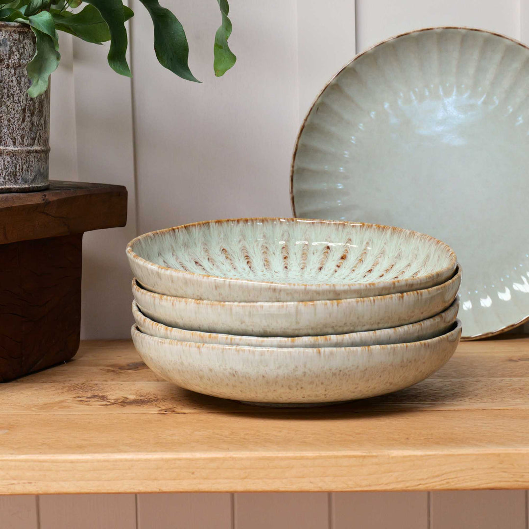 Stoneware Pasta Bowl | Fleur Collection