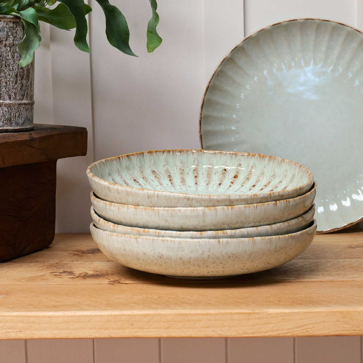 Stoneware Pasta Bowl | Fleur Collection