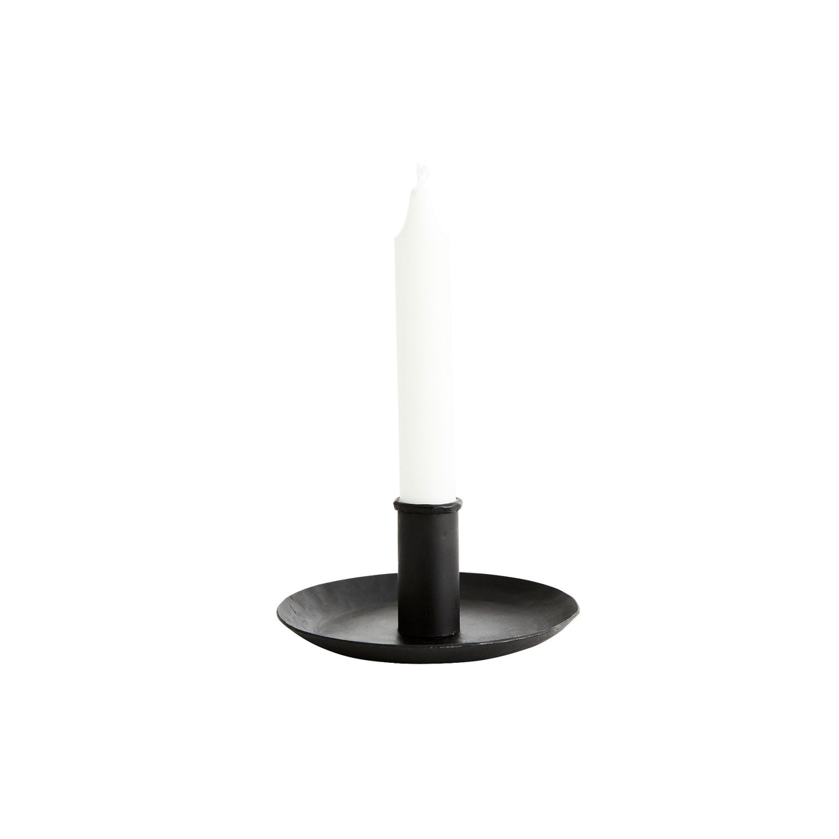 Rustic Candle Holder | Black