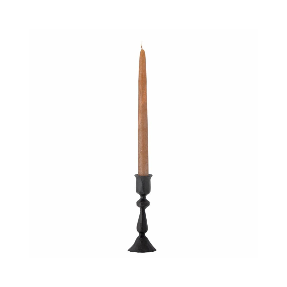 Rustic Candle Holder | Black Zinc