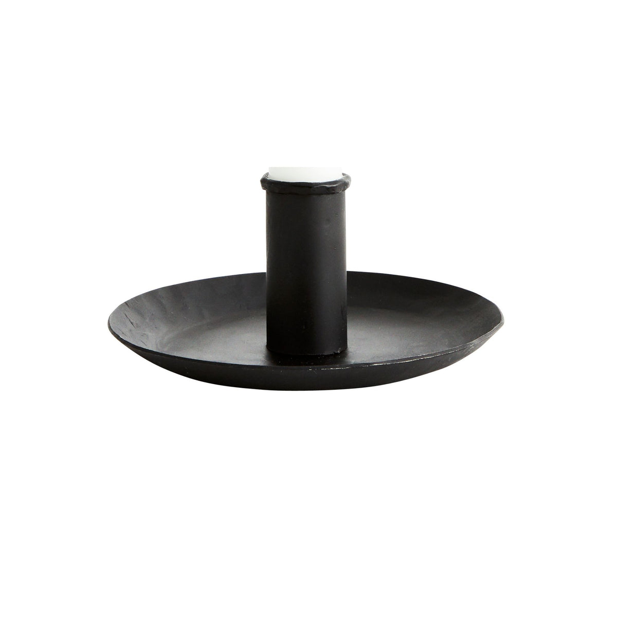 Rustic Candle Holder | Black