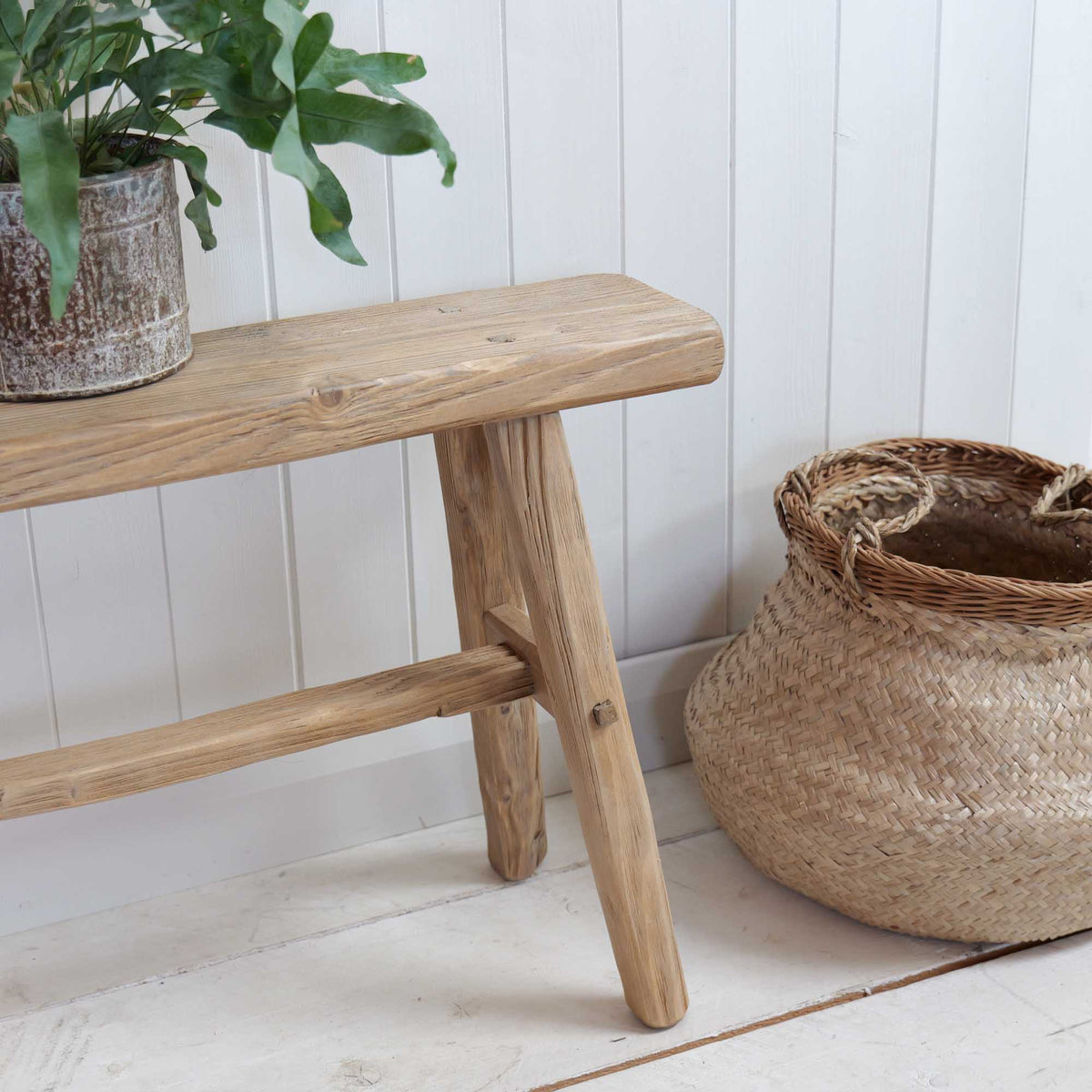Reclaimed Wooden Bench