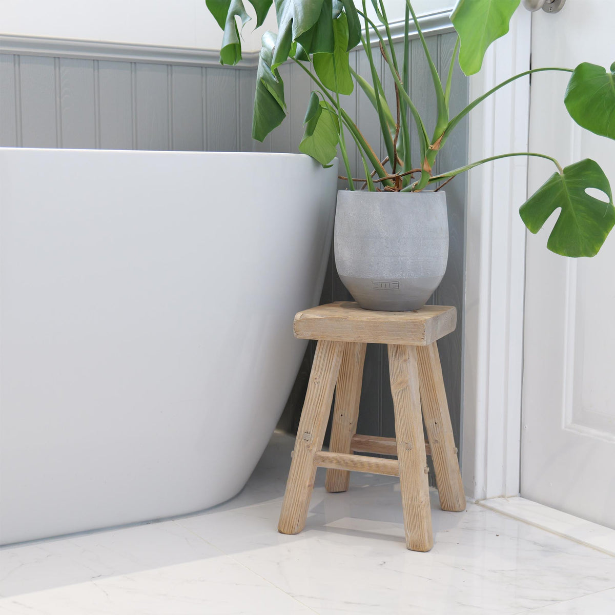 Reclaimed Wooden Milk Stool