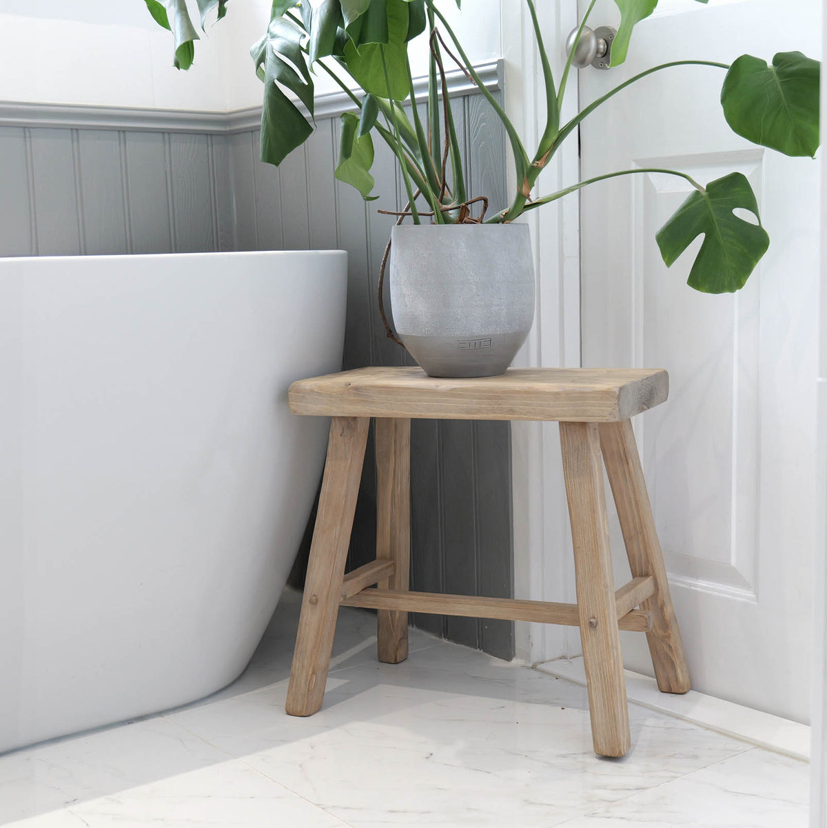 Reclaimed Wooden Stool