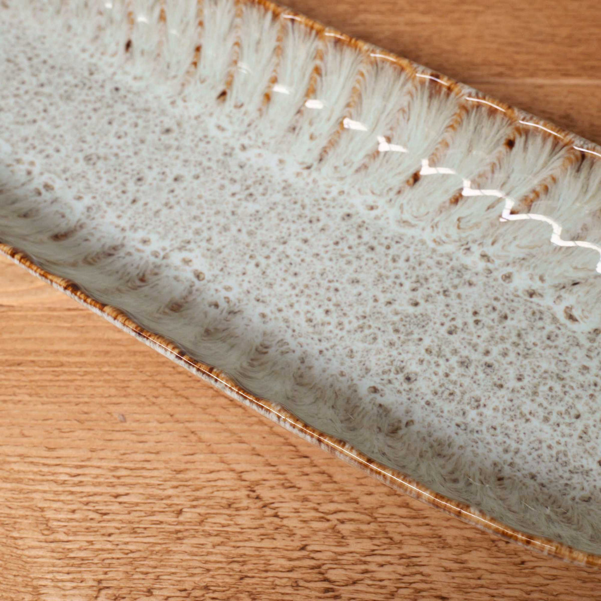 Stoneware Serving Plate | Fleur Collection