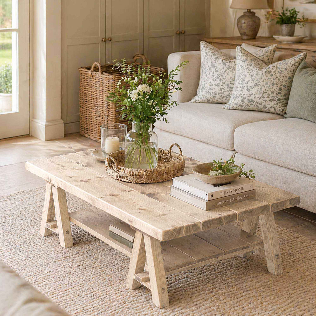 Trestle Coffee Table