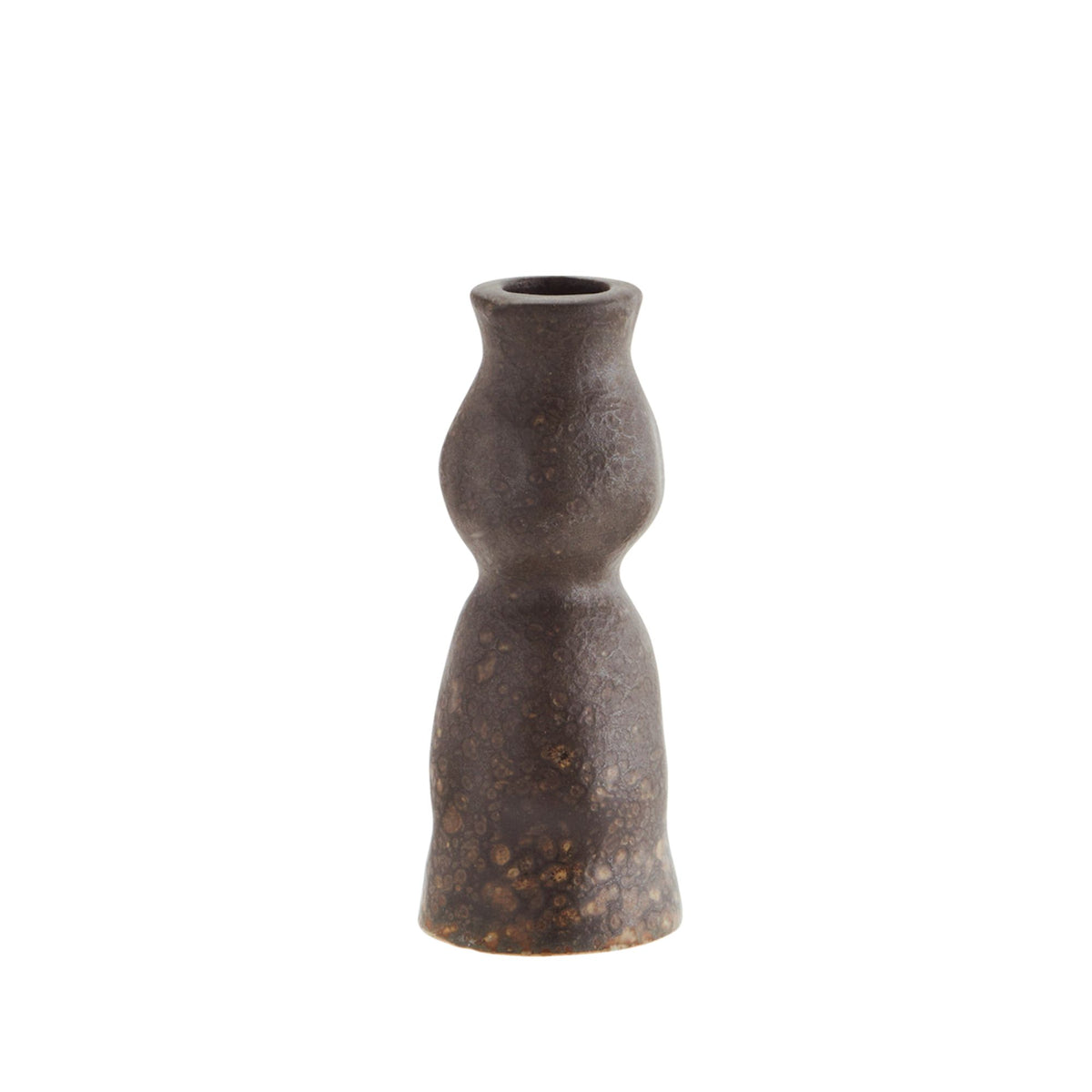 Stoneware Candle Stand | Rust