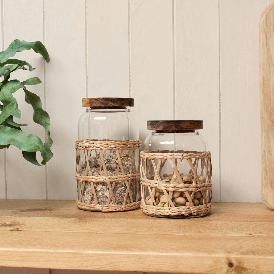 Pantry Storage Jars | Rattan