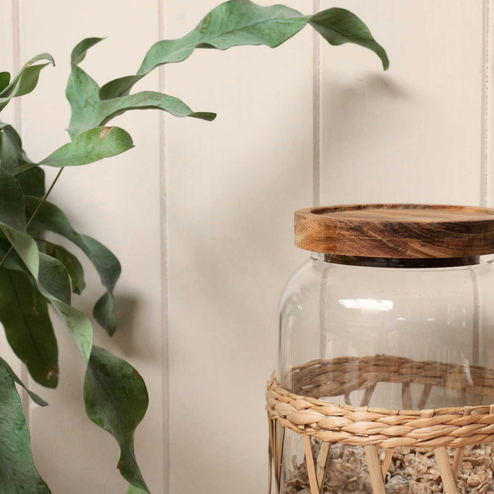 Pantry Storage Jars | Rattan