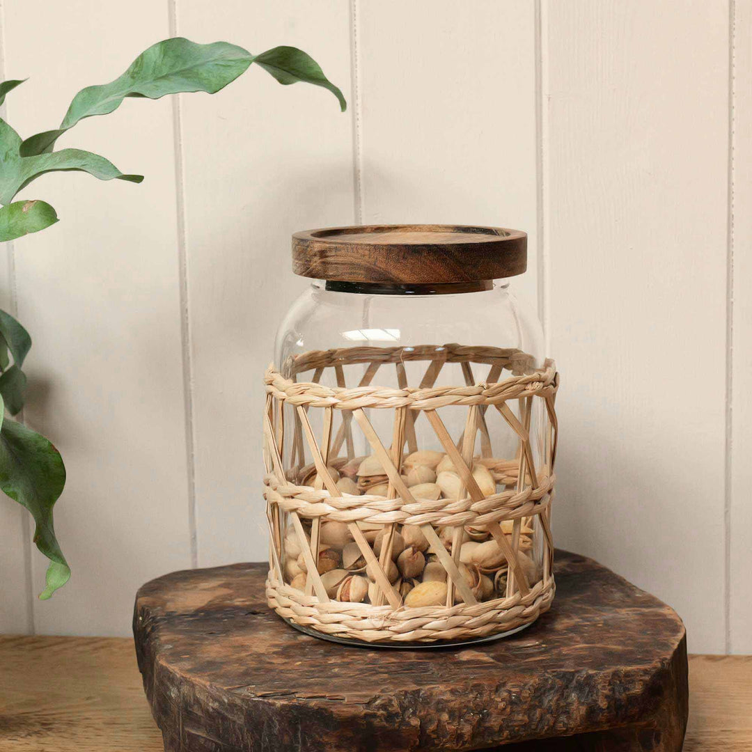 Pantry Storage Jars | Rattan