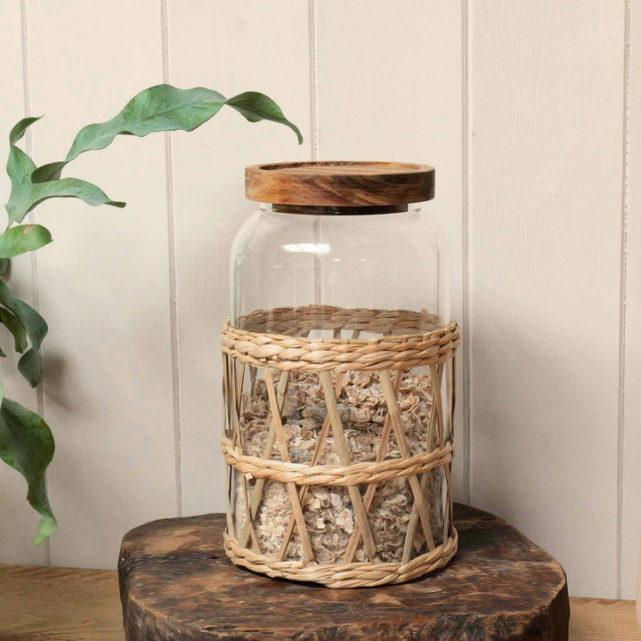 Pantry Storage Jars | Rattan