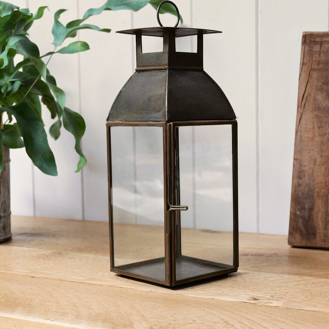 Table Lanterns | Aged Brass