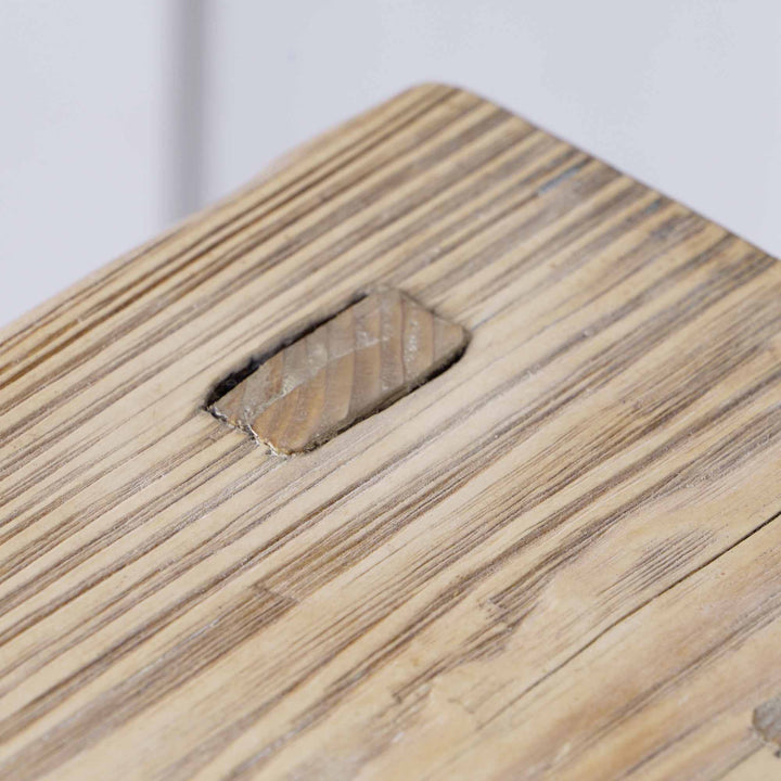 Reclaimed Wooden Milk Stool