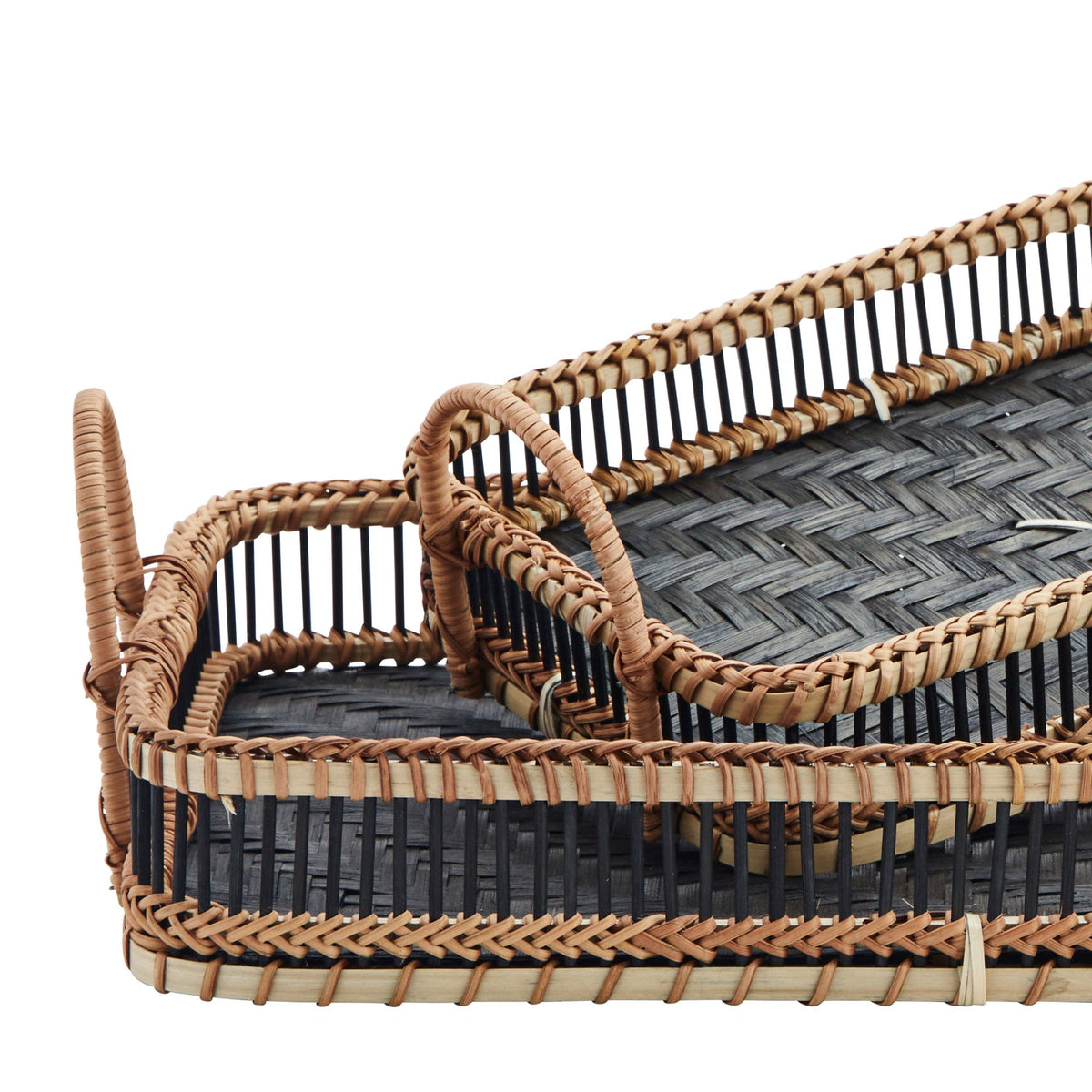 Bamboo Serving Trays | Set of 2