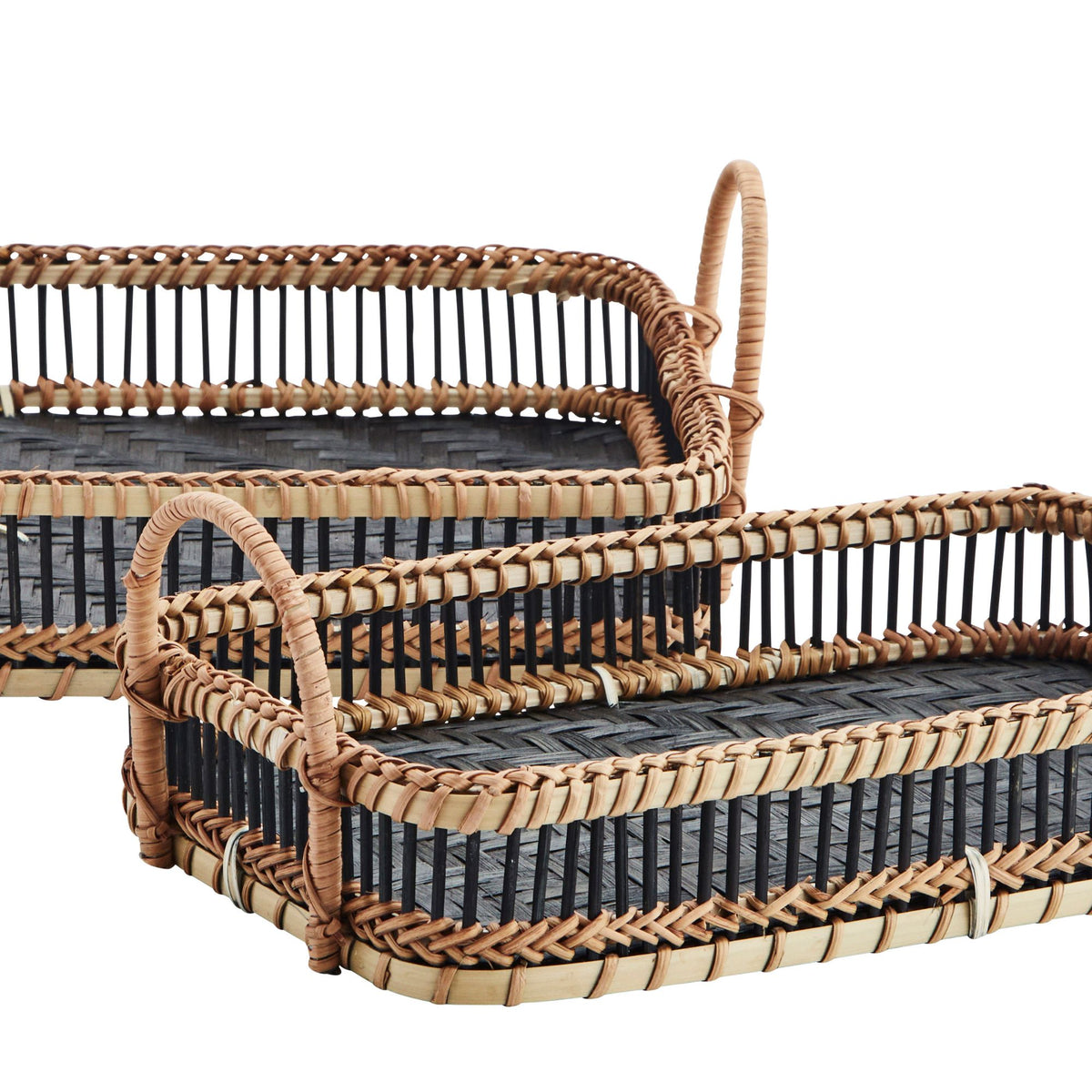 Bamboo Serving Trays | Set of 2